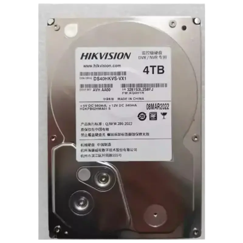  HIKVISION DS40HKVS-VX1 Disco duro SATA vigilancia 3.5" 4TB surveillance hard drive CCTV 