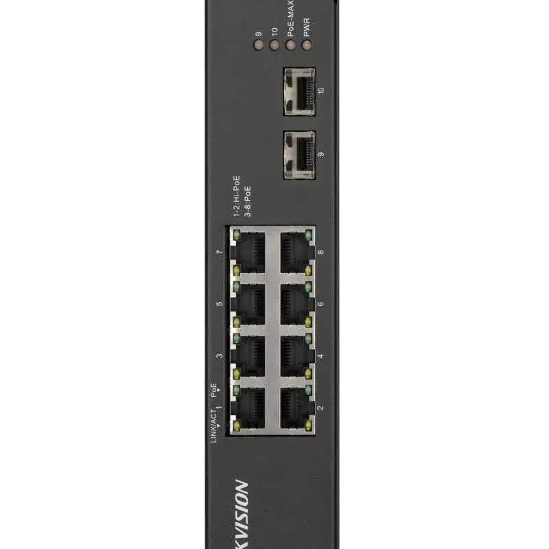  HIKVISION DS-3T0510HP-E/HS Switch PoE no administrado Gigabit 8 puertos 
