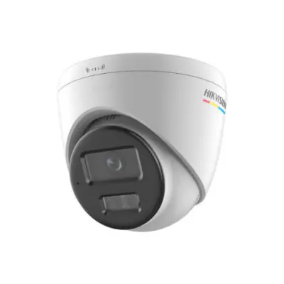 HIKVISION DS-2CD1347G2H-LIU ColorVu Turret IP 4MP Smart Hybrid Light 2.8 mm D-WDR IP67 Conn IR y Audio