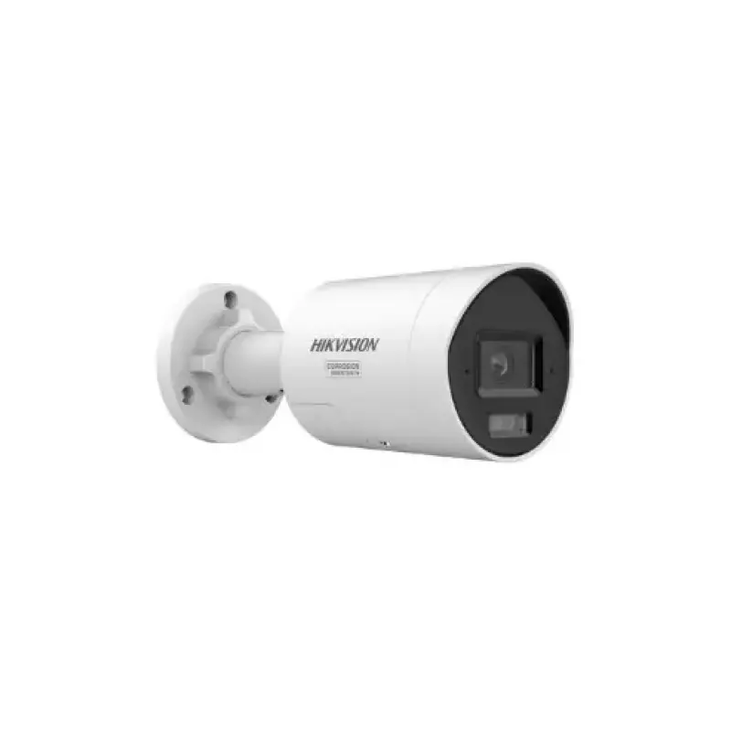 HIKVISION DS-2CD2047G3-LI2UY/SRB ColorVu 3.0 Tubo IP 4MP 2.8 mm Smart Hybrid Light, Altavoz y Luz Estrob Roja y Azul, Nema4x