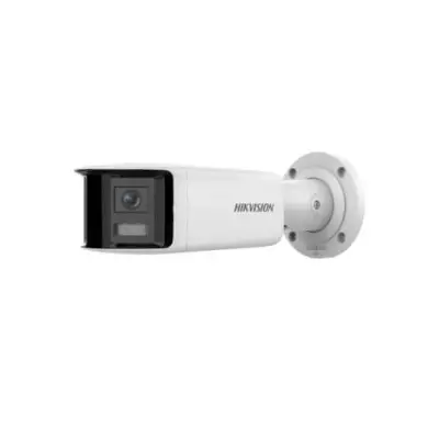 HIKVISION DS-2CD2T47G2P-LSU/SL Cámara Tubo IP 4MP Exterior Panorámica con Audio y Alarma