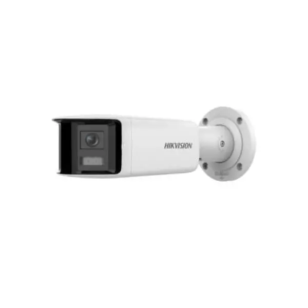 HIKVISION DS-2CD2T47G2P-LSU/SL Cámara Tubo IP 4MP Exterior Panorámica con Audio y Alarma