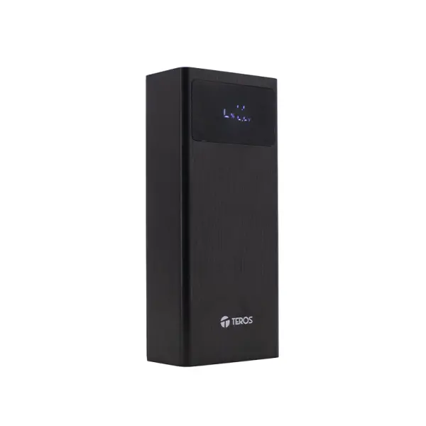 Teros TE-7059N Powerbank , 30000MAH, USB-A, USB-C, Negro