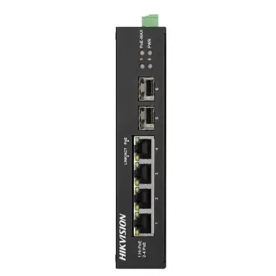  HIKVISION DS-3T0506HP-E/HS Switch PoE no administrado Gigabit 4 puertos 