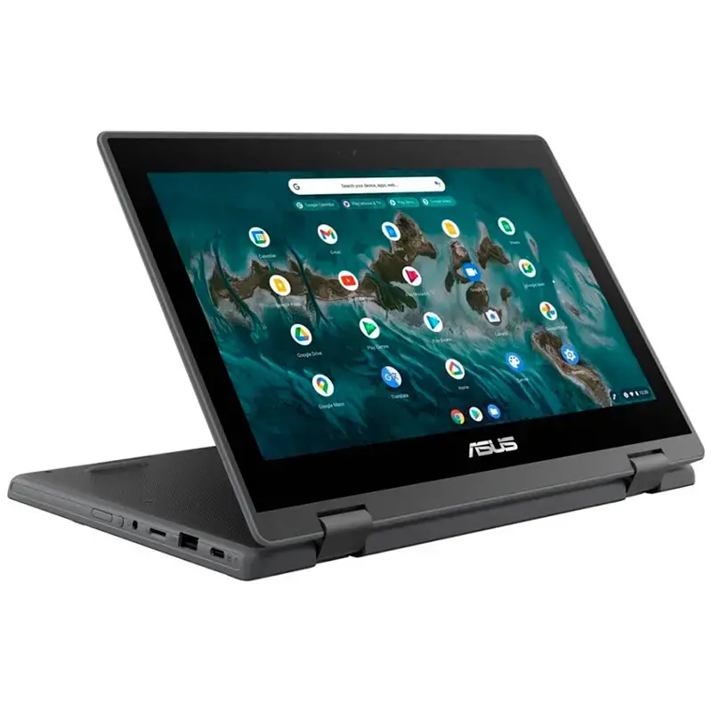  ASUS CR1100FKA-BP0455 Chromebook 11.6" HD IPS Celeron N4500 1.1/2.8GHz 4GB LPDDR4X 64GB eMMC diseño resistente 360° ChromeOS 