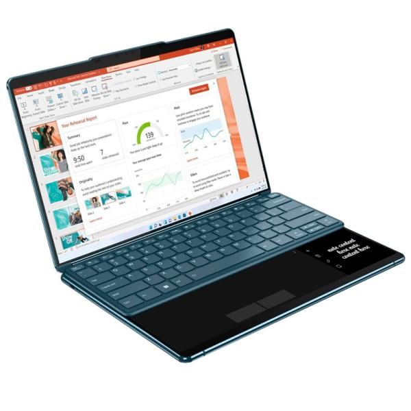  LENOVO Yoga Book 9 13IRU8 Notebook 2 x 13.3" 2.8K OLED Touch Core i7-1355U 1.7/5.0GHz 16GB LPDDR5x 1TB SSD 
