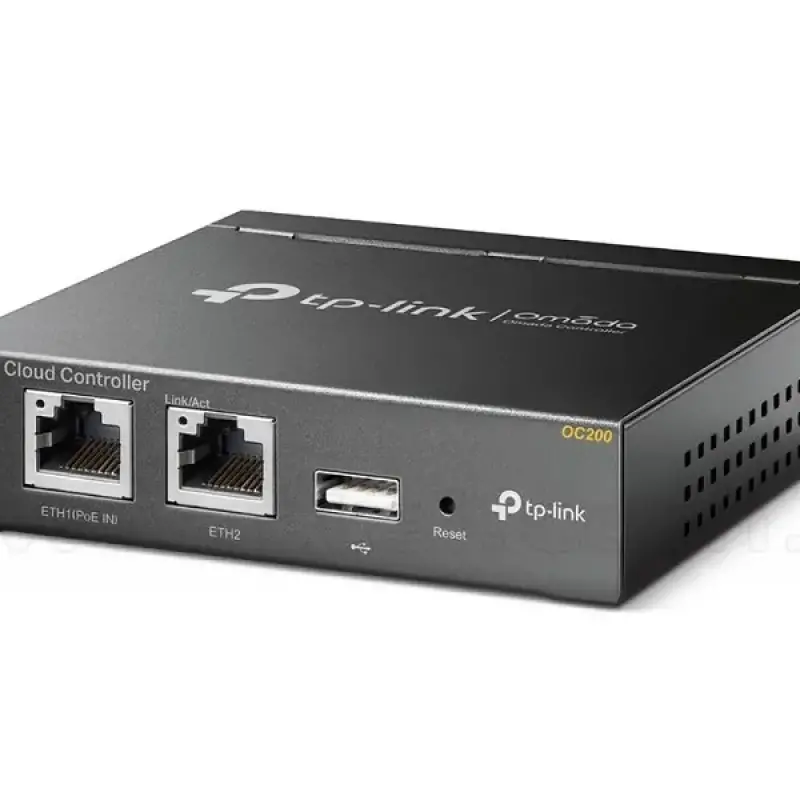  TP-LINK OC200 Controlador hardware Omada Cloud gestión centralizada red puntos acceso switches routers hasta 100 dispositivos 