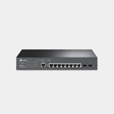  TP-LINK TL-SG3210 Switch administrado JetStream L2 8 puertos Gigabit 10/100/1000Mbps 2 ranuras SFP combo web GUI CLI SNMP 