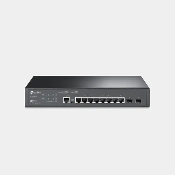  TP-LINK TL-SG3210 Switch administrado JetStream L2 8 puertos Gigabit 10/100/1000Mbps 2 ranuras SFP combo web GUI CLI SNMP 