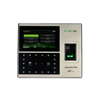  ZKTECO UFACE800 PLUS reloj biométrico control y acceso asistencia rostro huella tarjeta 