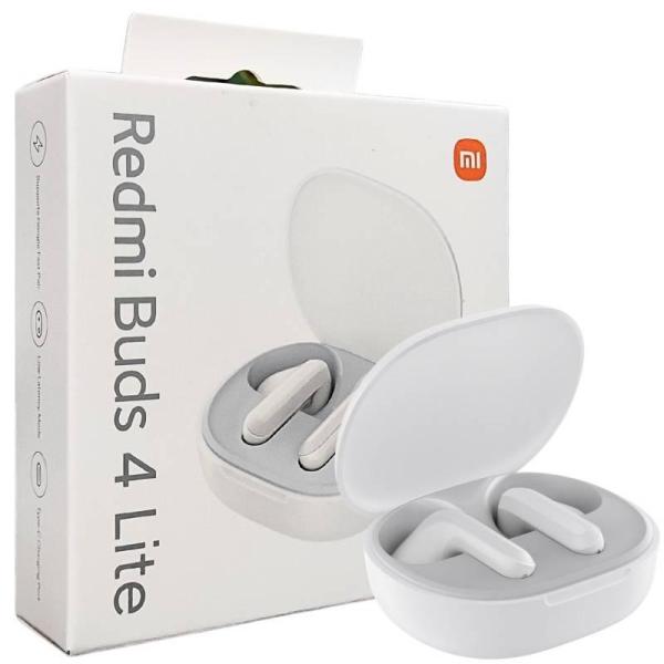  XIAOMI Redmi Buds 4 Lite Blanco audífonos Bluetooth con estuche de carga 