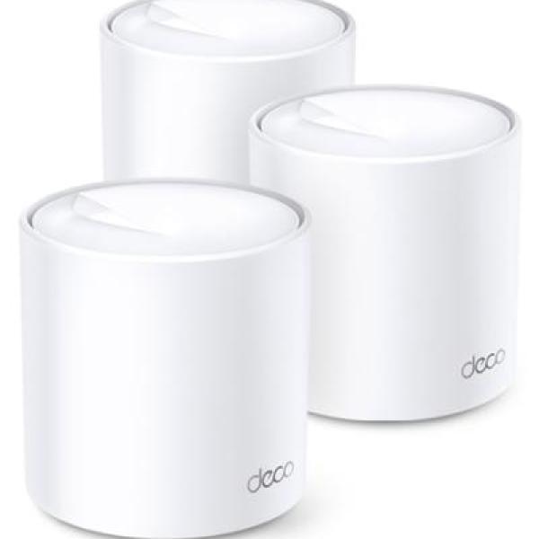  TP-LINK Deco X60 3-pack sistema WiFi 6 mesh AX3000 dual band cobertura 650m² 