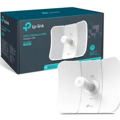  TP-LINK CPE610 CPE exterior 5GHz 300Mbps 23dBi antena direccional punto a punto PtP hasta 15km PoE pasivo IP65 