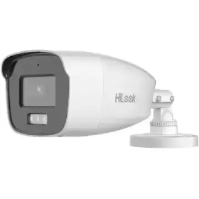  HILOOK THC-B227-LMS Cámara Bala Fija 2MP 1080P con Audio y Luz Dual Luz Blanca/IR 40m ColorVu 