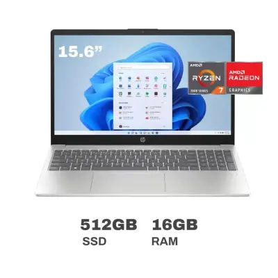  HP 15-FC0013LA Notebook 15.6" FHD AMD Ryzen 7 7730U 4.5GHz 16GB DDR4-3200 512GB SSD AMD Radeon Graphics Windows 11 Home 