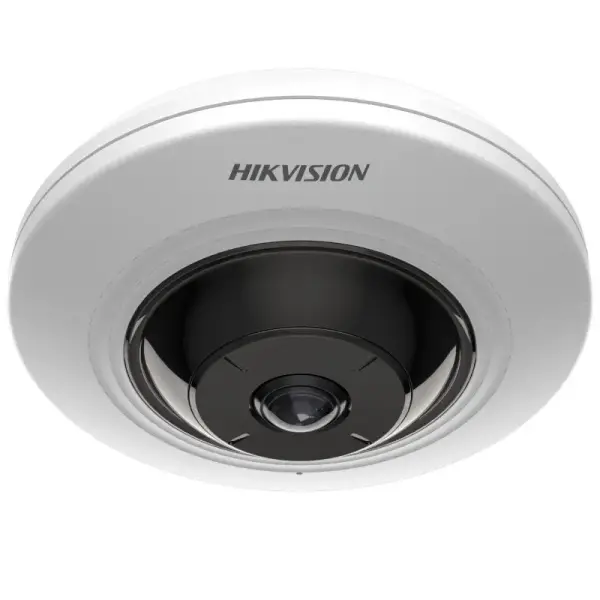  HIKVISION DS-2CD2955G0-ISU ojo de pez IP 5MP fisheye 360° lente 1.05mm IR 15m IK08 