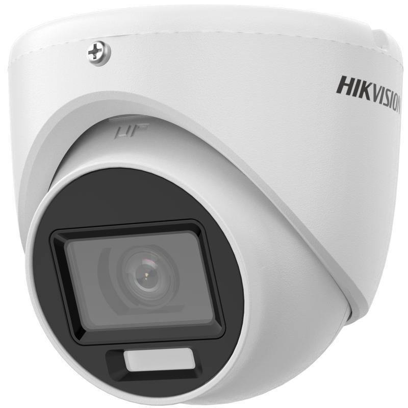  HIKVISION DS-2CE76U0T-LPF Turret TVI 4K luz híbrida inteligente 