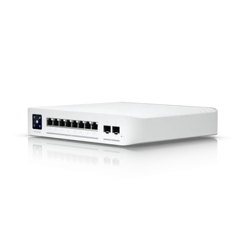  UBIQUITI USW-Enterprise-8-PoE Switch UniFi Enterprise capa 3 8 puertos PoE+ 2.5GbE 