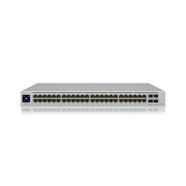  UBIQUITI USW-PRO-48 Switch UniFi capa 3 48 puertos 4 SFP+ 10G sin ventilador 
