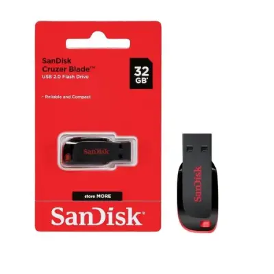  SANDISK SDCZ50-032G-B35 memoria USB 2.0 Cruzer Blade 32GB 