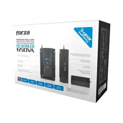  FORZA HT-1012LCD UPS interactiva 1000VA 600W LCD torre USB 