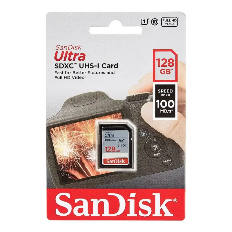  SANDISK SDSDUNR-128G-GN3IN tarjeta Ultra SDHC/SDXC 128GB UHS-I 90MB/s 