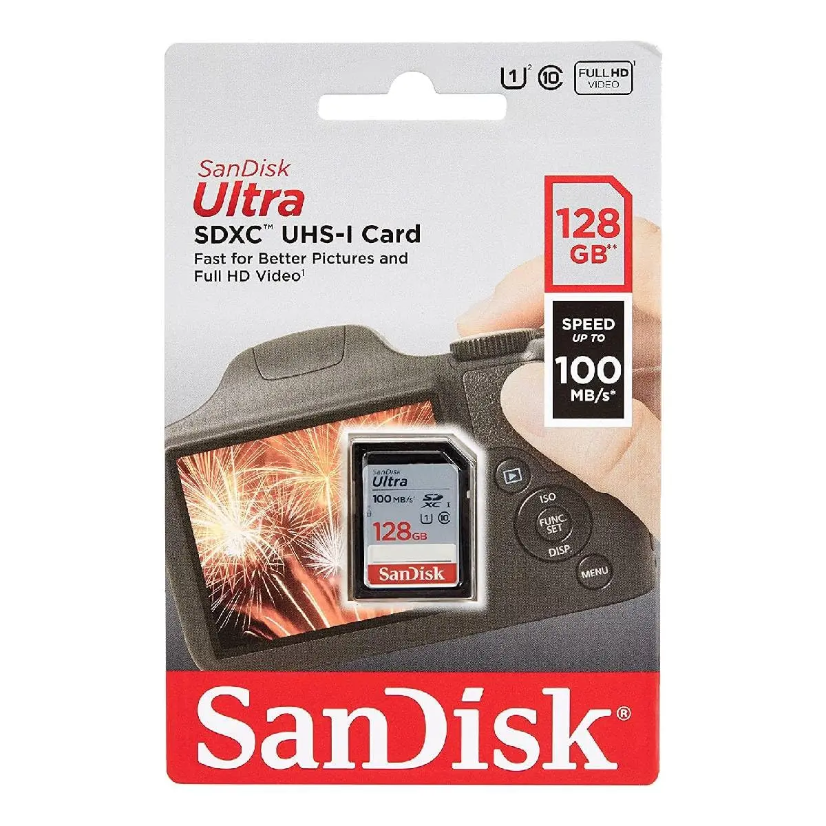 SANDISK SDSDUNR-128G-GN3IN tarjeta Ultra SDHC/SDXC 128GB UHS-I 90MB/s