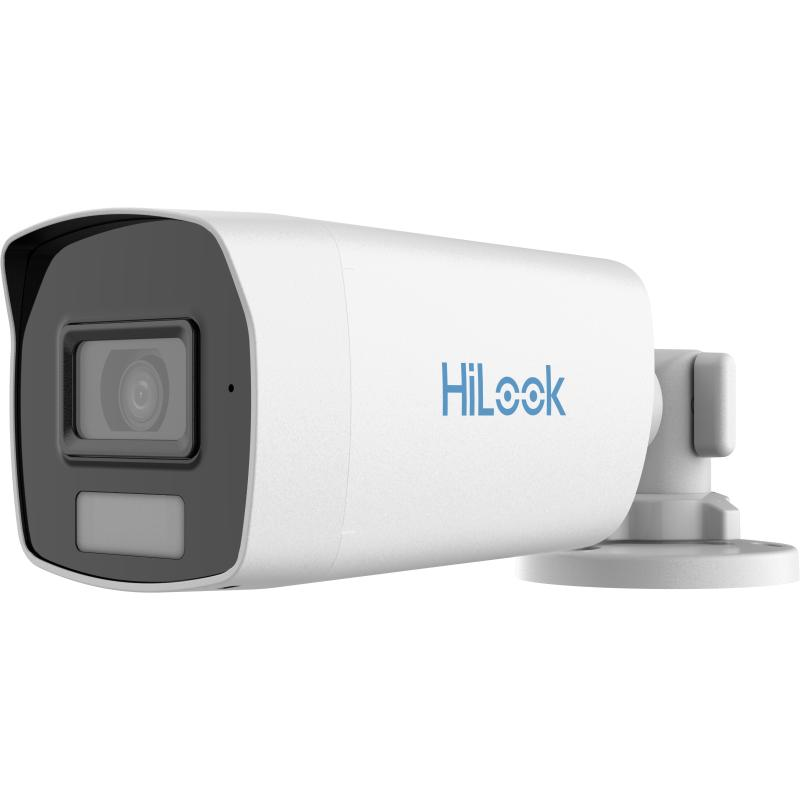  HILOOK THC-B229-LS Cámara Bala 2MP Luz Híbrida Inteligente ColorVu 24/7 Color Lente 2.8mm Luz Blanca + IR 