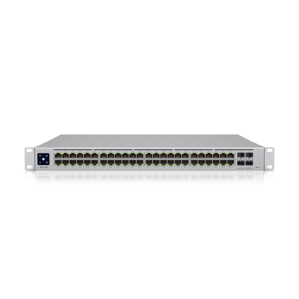  UBIQUITI USW-Pro-48-POE Switch UniFi Gen2 capa 3 48 puertos PoE 802.3at/bt 4 SFP+ 10G 600W 