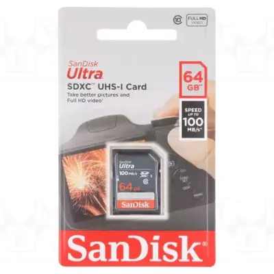  SANDISK SDSDUNR-064G-GN3IN tarjeta Ultra SD 64GB UHS-I 90MB/s clase 10 