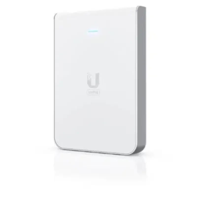  UBIQUITI U6-IW Access Point WiFi 6 AX3000 montaje pared interior 2x2 MIMO 5 puertos Gigabit PoE+ 
