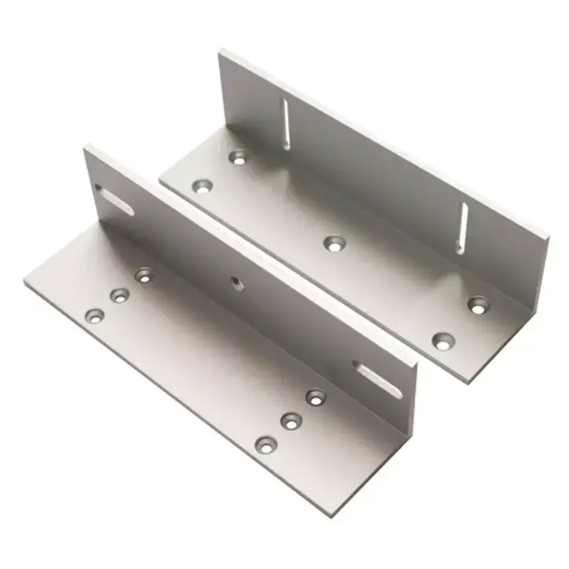  ZKTECO AL-180PZ soporte tipo Z cerradura AL-180 instalación placa hierro 