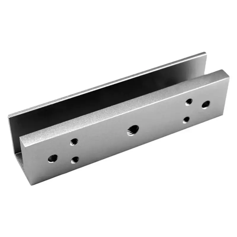  ZKTECO AL-280PU soporte tipo U cerradura AL-280 LED puertas vidrio 8-12mm aluminio 