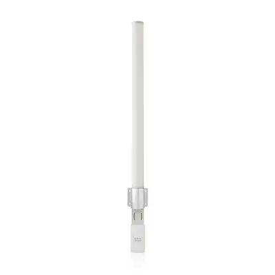  UBIQUITI AMO-2G13 Antena omnidireccional 2.4GHz 13dBi 360° cobertura dual-polaridad MIMO 2x2 conectores RP-SMA 