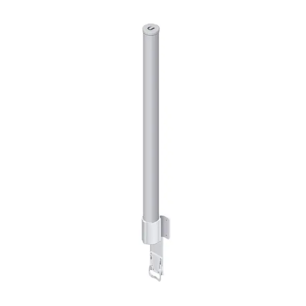  UBIQUITI AMO-5G13 Antena omnidireccional 5GHz 13dBi 360° cobertura dual-polaridad MIMO 2x2 conectores RP-SMA 