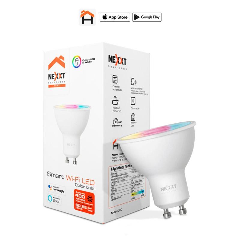  NEXXT NHB-C320 Bombilla LED inteligente Wi‑Fi 220V tipo vela 4W CCT 