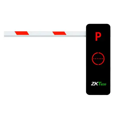  ZKTECO ZK-BGM1060R Barrera vehicular 6m lado derecho gabinete luz indicador módulo WiFi APP 