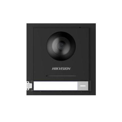  HIKVISION DS-KD8003-IME1 Videoportero Cámara Puerta 2MP Ojo de Pez 88° 1 Botón Llamada Control Acceso H.264 IR 3m IP65 