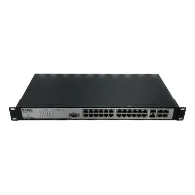  D-LINK DES-3028 Switch gestionado Fast Ethernet L2 24 puertos 10/100Mbps 4 SFP 