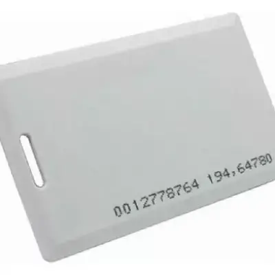  ZKTECO ID CARD(THICK) tarjeta proximidad gruesa RFID 125KHz credencial acceso asistencia 