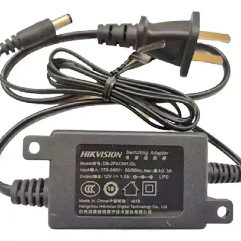  HIKVISION DS-2FA1201-DL Fuente regulada 12VDC 1A para cámara 