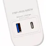 FORZA FSP-451USBCW regleta supresor de picos con puertos USB
