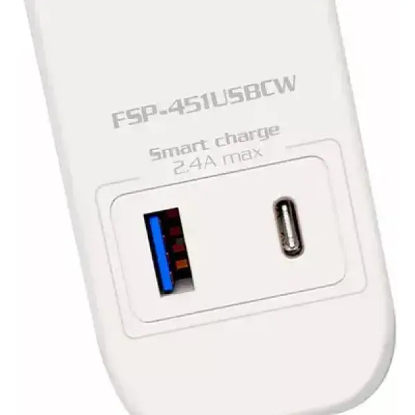FORZA FSP-451USBCW regleta supresor de picos con puertos USB