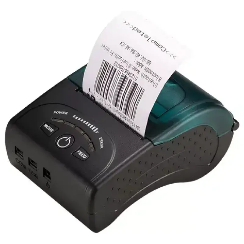  ZKTECO ZKP5808 impresora ticketera térmica portátil 58mm 