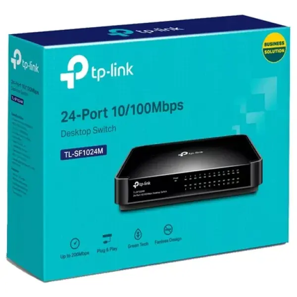 TP-LINK TL-SF1024M switch escritorio 24 puertos 10/100Mbps rack 19" 