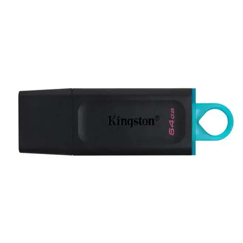  KINGSTON DataTraveler Exodia 64GB Memoria flash USB 3.2 Gen 1 100MB/s lectura capuchón protector negro 