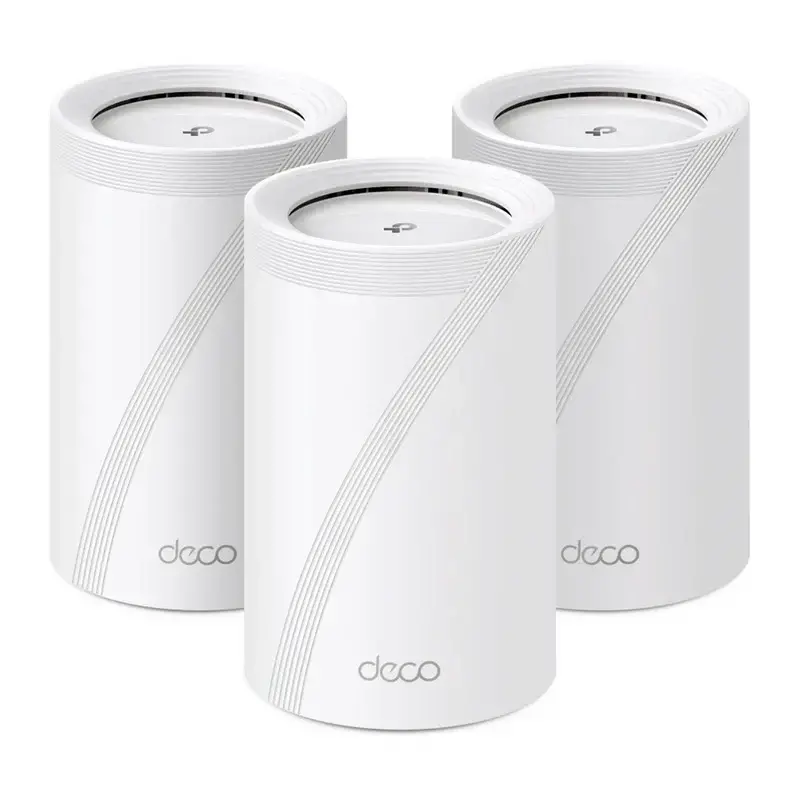  TP-LINK Deco BE65 3-pack sistema WiFi 7 mesh BE11000 tri-band 6GHz cobertura completa 