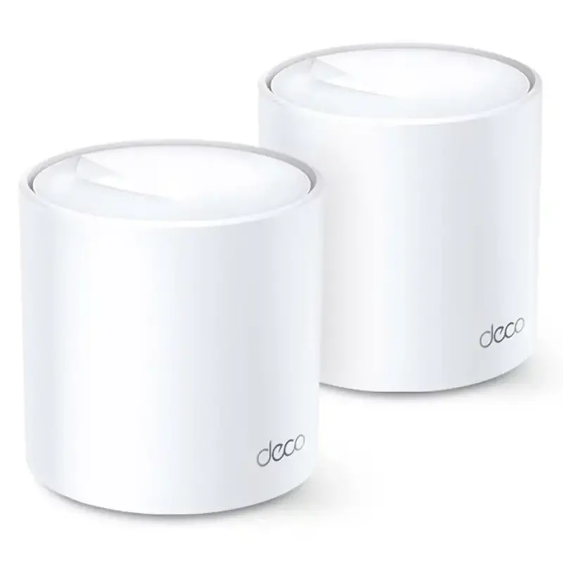  TP-LINK Deco X10 2-pack sistema WiFi 6 mesh AX1500 dual band AI cobertura 370m² 