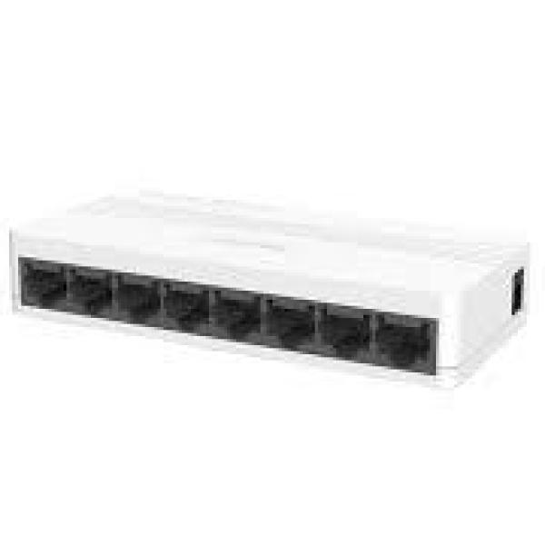  HIKVISION DS-3E0108D-O Switch No Administrado 8 Puertos Fast Ethernet 10/100Mbps Escritorio Plástico 