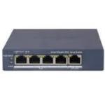  HIKVISION DS-3E1505P-EI/M Switch Gigabit 5 Puertos 10/100/1000Mbps con 4 Puertos PoE+ 60W 